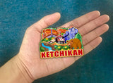 Kühlschrankmagnet für Ketchikan Alaska USA 154