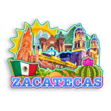 Refrigerator Magnet for Zacatecas Mexico  1840