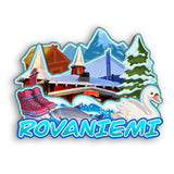 Refrigerator Magnet for Rovaniemi Finland  2339