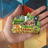 Kühlschrankmagnet für Steamboat Springs Colorado USA 268