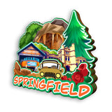 Refrigerator Magnet for Springfield Missouri USA  1021