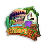 Refrigerator Magnet for Tempe Arizona USA  312
