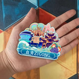 Kühlschrankmagnet für Zigong, Sichuan, China 582