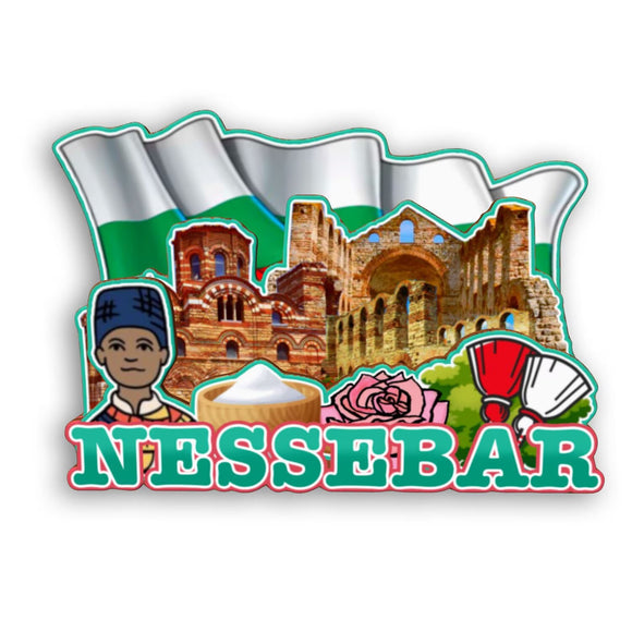Refrigerator Magnet for Nessebar Bulgaria  2446