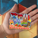 Refrigerator Magnet for Barcelona Spain  1378