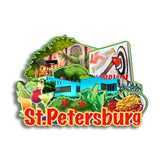 Магнит на холодильник для Санкт-Петербурга, Флорида, США 206