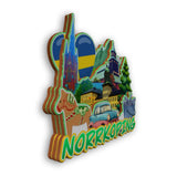 Refrigerator Magnet for Norrkoping Sweden  2186
