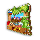 Refrigerator Magnet for Bled Slovenia  2359