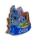 Refrigerator Magnet for Chios Greece  1771