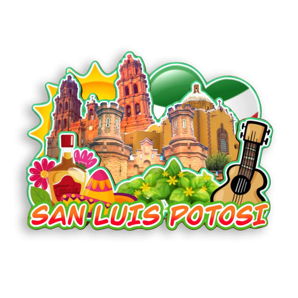 Refrigerator Magnet for San Luis Potosi Mexico  1828