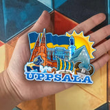 Refrigerator Magnet for Uppsala Sweden  2166