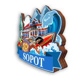 Refrigerator Magnet for Sopot Poland  2128