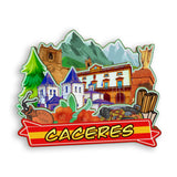 Refrigerator Magnet for Caceres Spain  1543