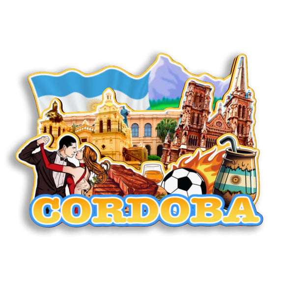 Refrigerator Magnet for Cordoba Argentina  2822