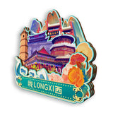 Refrigerator Magnet for Longxi, Gansu, China  829
