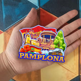 Refrigerator Magnet for Pamplona Spain  1582