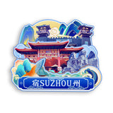 Refrigerator Magnet for Suzhou, Anhui, China  749