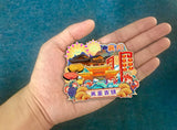 Refrigerator Magnet for Guansheng Ancient Town, Xiangyang, Hubei, China  59