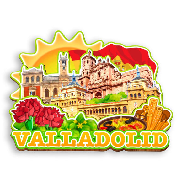 Refrigerator Magnet for Valladolid Spain  1520