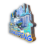 Refrigerator Magnet for Linkoping Sweden  2168