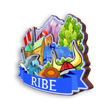 Refrigerator Magnet for Ribe Denmark  2073