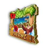 Refrigerator Magnet for Dhermi Albania  2458