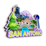 Kühlschrankmagnet für San Antonio Texas USA 384