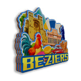 Refrigerator Magnet for Beziers France  2629