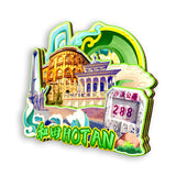 Kühlschrankmagnet für Hotan, Xinjiang, China 634