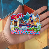 Refrigerator Magnet for Subotica Serbia  2514