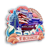 Refrigerator Magnet for Changde, Hunan, China  642