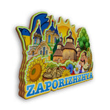 Refrigerator Magnet for Zaporizhzhya Ukraine  2403