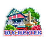 Магнит на холодильник для Рочестера, Нью-Йорк, США, 1076