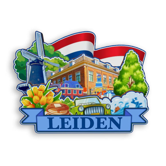 Refrigerator Magnet for Leiden Netherlands  1985