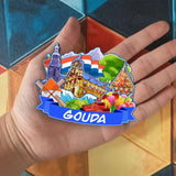 Refrigerator Magnet for Gouda Netherlands  1990