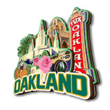 Kühlschrankmagnet für Oakland, Kalifornien, USA 239