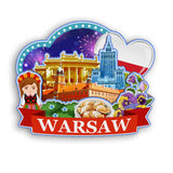 Refrigerator Magnet for Warsaw Poland  2110