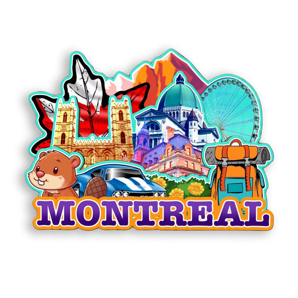 Refrigerator Magnet for Montreal Canada  1851