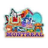 Kühlschrankmagnet für Montreal, Kanada 1851