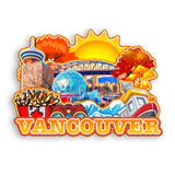 Kühlschrankmagnet für Vancouver, Kanada, 1850