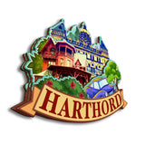 Refrigerator Magnet for Hartford Connecticut USA  288