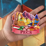 Refrigerator Magnet for Pecs Hungary  2143