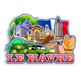 Refrigerator Magnet for Le Havre France  1370