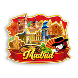 Refrigerator Magnet for Madrid Spain  1375