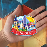 Refrigerator Magnet for Lincoln Nebraska USA  1038