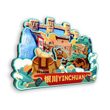 Kühlschrankmagnet für Yinchuan, Ningxia, China 423