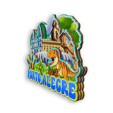 Refrigerator Magnet for Porto Alegre Brazil  1919