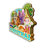 Refrigerator Magnet for Sukhothai Thailand  2797