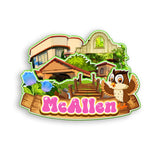 Kühlschrankmagnet für McAllen Texas USA 393