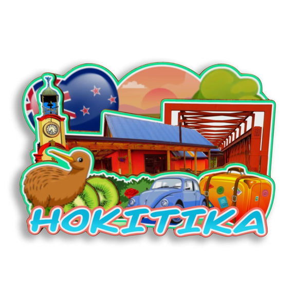 Refrigerator Magnet for Hokitika New Zealand  2780